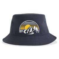 Mountains Sun Sustainable Bucket Hat