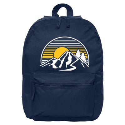 Mountains Sun 16 in Basic Backpack