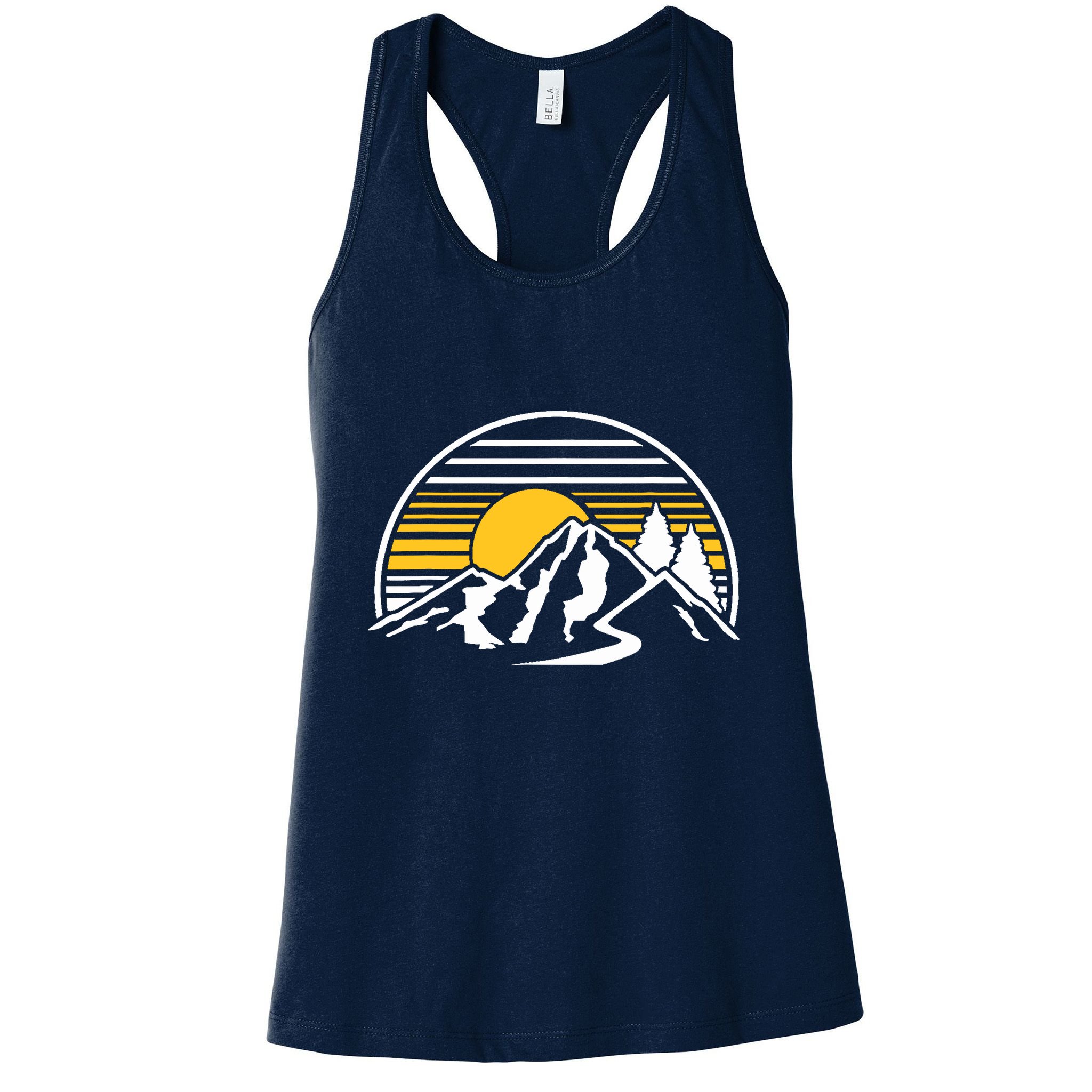 Mountains Sun Womens Tank Top