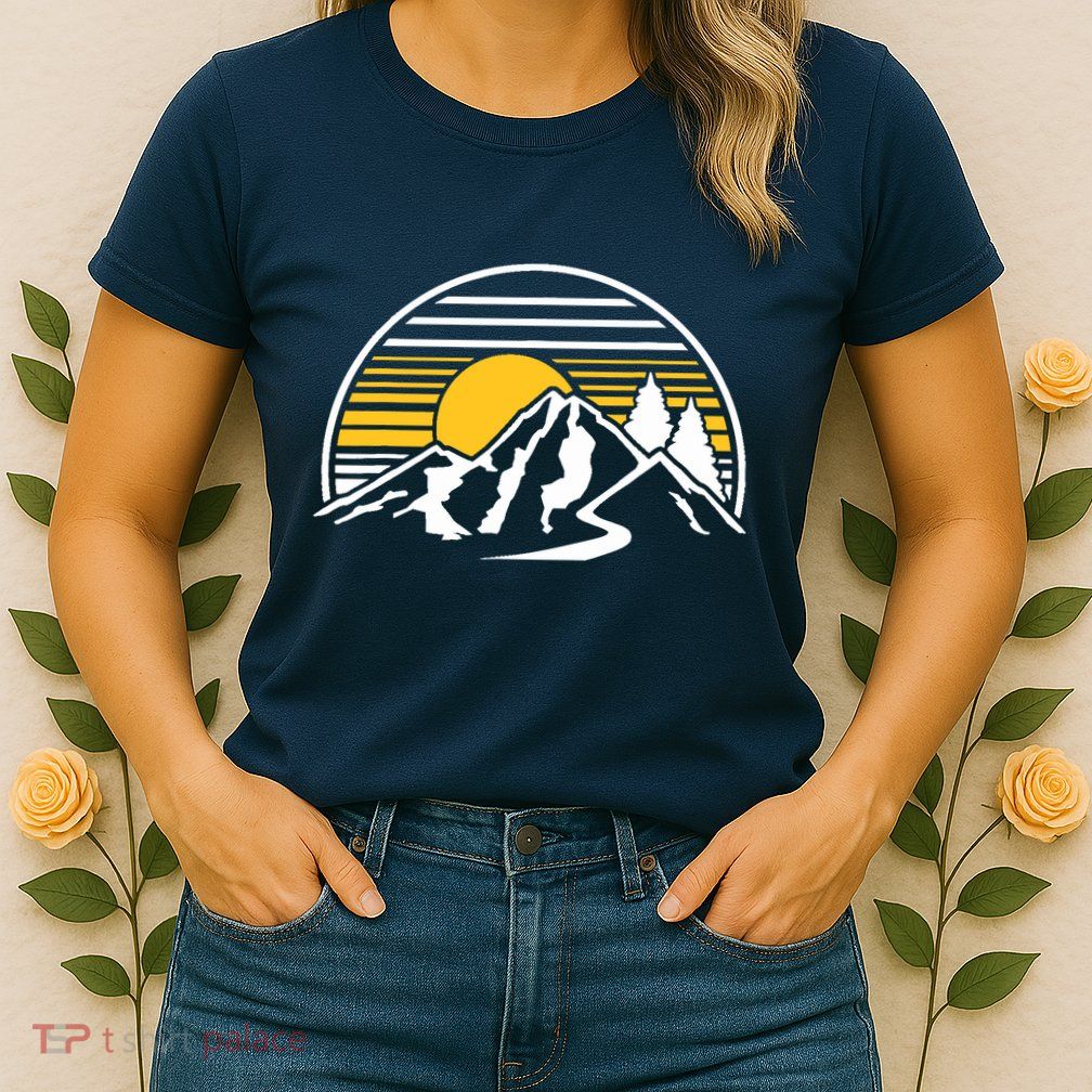 Mountains Sun Womens T-Shirt