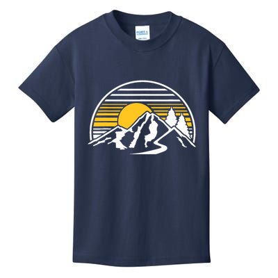 Mountains Sun Kids T-Shirt