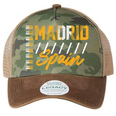 Madrid Spain Legacy Tie Dye Trucker Hat