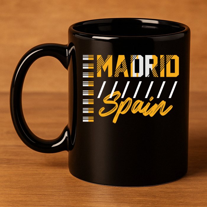 Madrid Spain 11oz C Handle Ceramic Mug