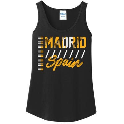 Madrid Spain Ladies Essential Tank