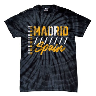 Madrid Spain Tie-Dye T-Shirt