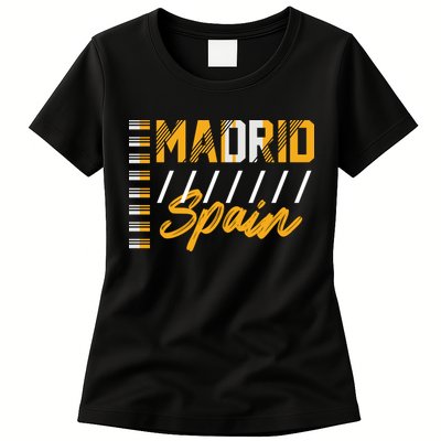 Madrid Spain Womens T-Shirt