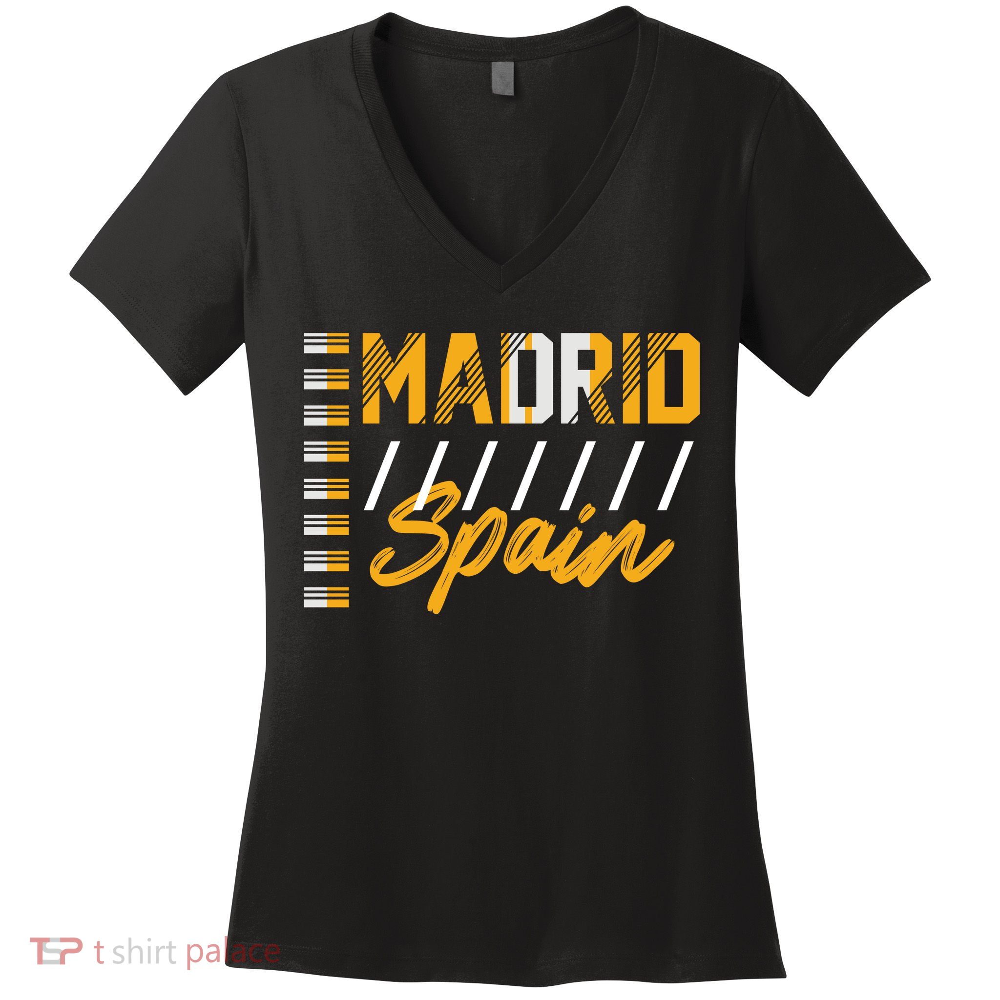 Madrid Spain Women's V-Neck T-Shirt