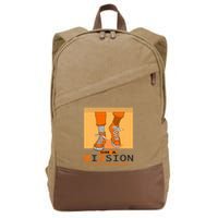 Multiple Sclerosis Ms Awareness Walk On Mission Cotton Canvas Backpack
