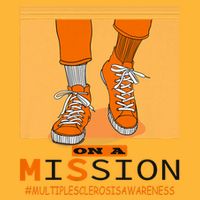Multiple Sclerosis Ms Awareness Walk On Mission Pom Pom 12in Knit Beanie
