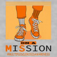 Multiple Sclerosis Ms Awareness Walk On Mission Ladies PosiCharge Tri-Blend Wicking Tank