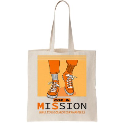 Multiple Sclerosis Ms Awareness Walk On Mission Tote Bag