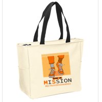 Multiple Sclerosis Ms Awareness Walk On Mission Zip Tote Bag