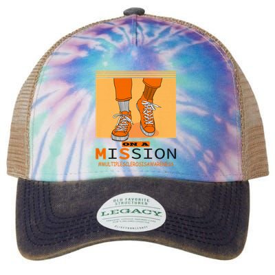 Multiple Sclerosis Ms Awareness Walk On Mission Legacy Tie Dye Trucker Hat