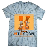 Multiple Sclerosis Ms Awareness Walk On Mission Tie-Dye T-Shirt