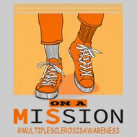 Multiple Sclerosis Ms Awareness Walk On Mission Tie-Dye T-Shirt