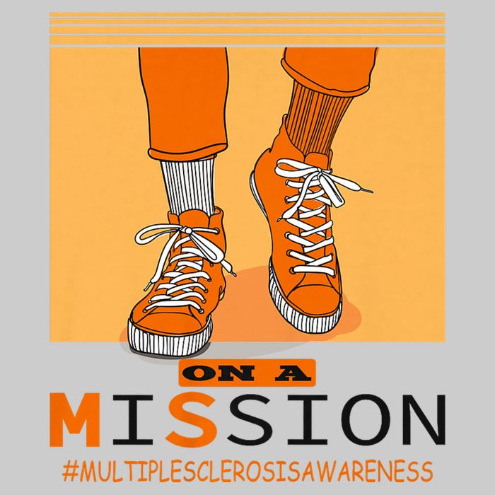 Multiple Sclerosis Ms Awareness Walk On Mission Tie-Dye T-Shirt