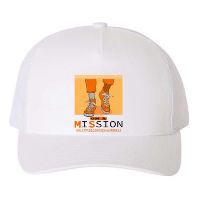 Multiple Sclerosis Ms Awareness Walk On Mission Yupoong Adult 5-Panel Trucker Hat