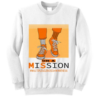 Multiple Sclerosis Ms Awareness Walk On Mission Sweatshirt