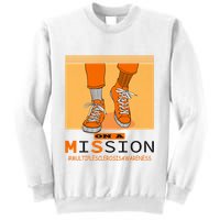 Multiple Sclerosis Ms Awareness Walk On Mission Sweatshirt