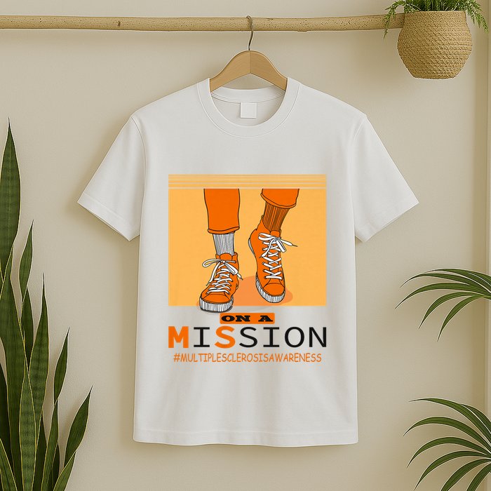 Multiple Sclerosis Ms Awareness Walk On Mission T-Shirt
