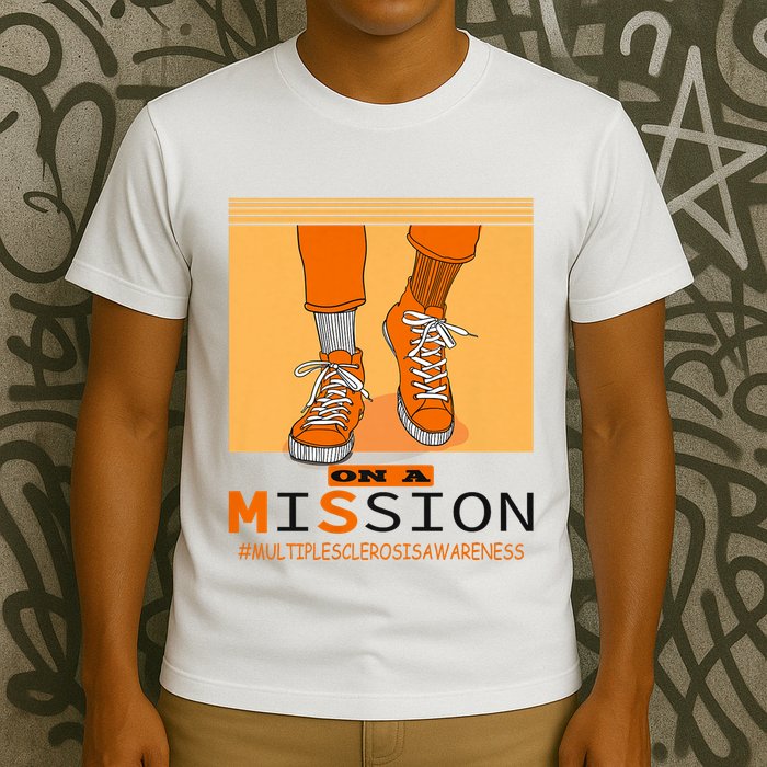 Multiple Sclerosis Ms Awareness Walk On Mission T-Shirt