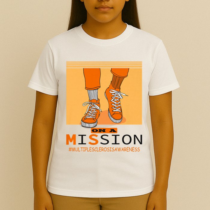 Multiple Sclerosis Ms Awareness Walk On Mission T-Shirt