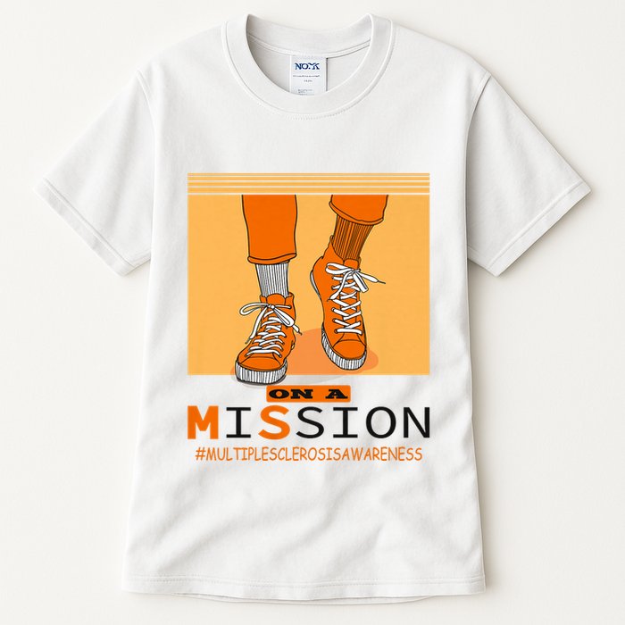 Multiple Sclerosis Ms Awareness Walk On Mission Tall T-Shirt