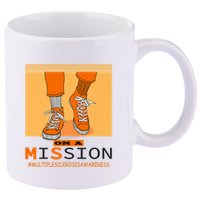 Multiple Sclerosis Ms Awareness Walk On Mission 11oz C Handle Ceramic Mug