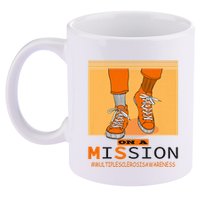 Multiple Sclerosis Ms Awareness Walk On Mission 11oz C Handle Ceramic Mug