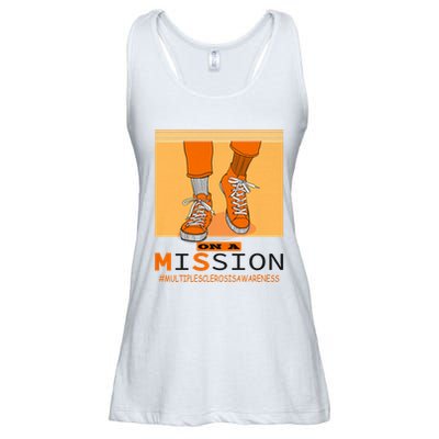 Multiple Sclerosis Ms Awareness Walk On Mission Ladies Essential Flowy Tank
