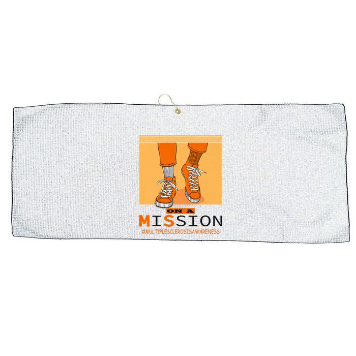 Multiple Sclerosis Ms Awareness Walk On Mission Large Microfiber Waffle Golf Towel