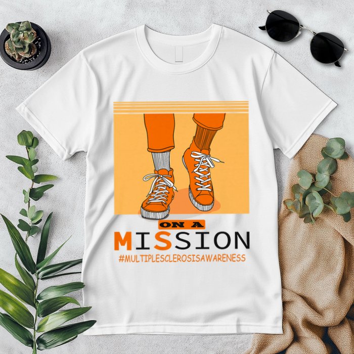Multiple Sclerosis Ms Awareness Walk On Mission Premium T-Shirt