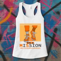 Multiple Sclerosis Ms Awareness Walk On Mission Womens Tank Top