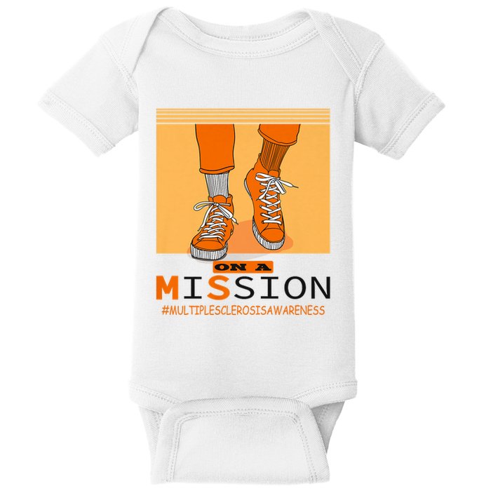 Multiple Sclerosis Ms Awareness Walk On Mission Baby Bodysuit