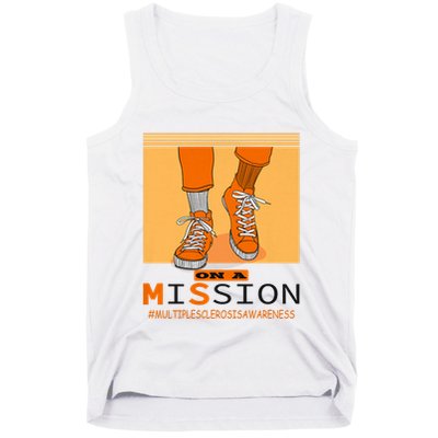 Multiple Sclerosis Ms Awareness Walk On Mission Tank Top