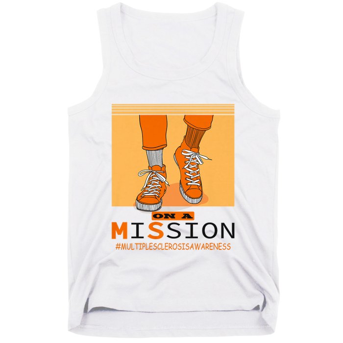 Multiple Sclerosis Ms Awareness Walk On Mission Tank Top