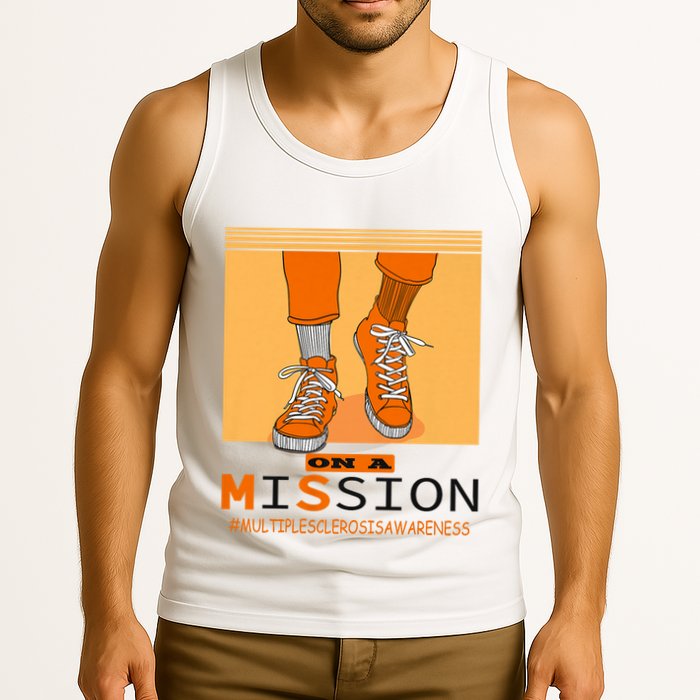 Multiple Sclerosis Ms Awareness Walk On Mission Tank Top