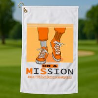 Multiple Sclerosis Ms Awareness Walk On Mission Golf Towel
