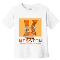 Multiple Sclerosis Ms Awareness Walk On Mission Toddler T-Shirt