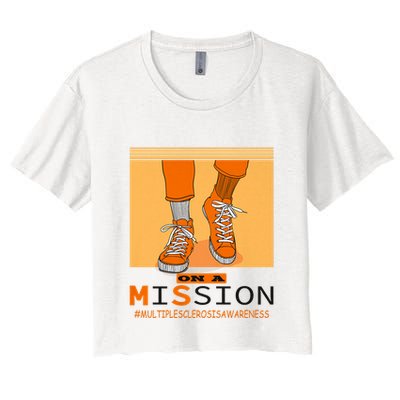 Multiple Sclerosis Ms Awareness Walk On Mission Crop Top