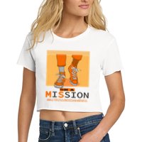 Multiple Sclerosis Ms Awareness Walk On Mission Crop Top