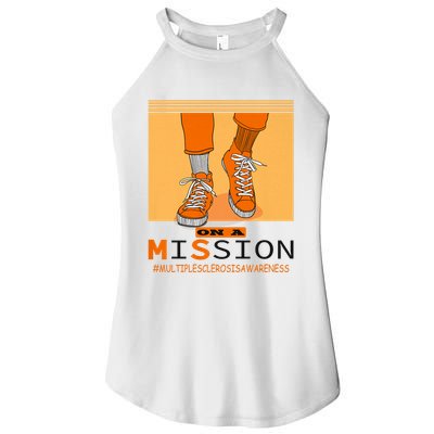 Multiple Sclerosis Ms Awareness Walk On Mission Women's Perfect Tri Rocker Tank