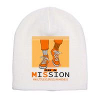 Multiple Sclerosis Ms Awareness Walk On Mission Short Acrylic Beanie
