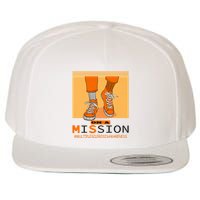 Multiple Sclerosis Ms Awareness Walk On Mission Wool Snapback Cap