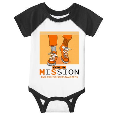 Multiple Sclerosis Ms Awareness Walk On Mission Infant Baby Jersey Bodysuit