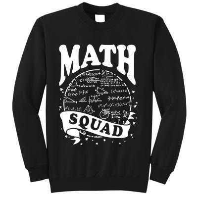 Math Squad Math Nerd Math Lovers Gift Math Teacher Gift Sweatshirt