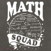 Math Squad Math Nerd Math Lovers Gift Math Teacher Gift Cotton Canvas Backpack