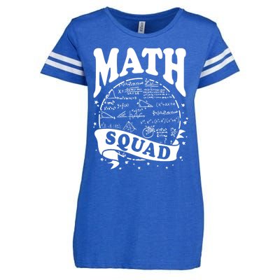 Math Squad Math Nerd Math Lovers Gift Math Teacher Gift Enza Ladies Jersey Football T-Shirt