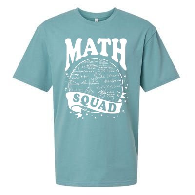 Math Squad Math Nerd Math Lovers Gift Math Teacher Gift Sueded Cloud Jersey T-Shirt