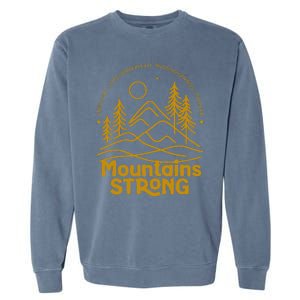 Mountains Strong Garment-Dyed Sweatshirt